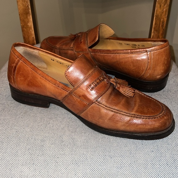 Johnston & Murphy brown leather dress shoes (great condition) - size 10.5 men’s - Picture 5 of 5